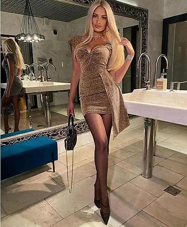 ✨Ženska mini koktel haljina sa šljokicama Cena 2200 dinara 💫 - na lalafo.rs — 1 ✨Ženska mini koktel haljina sa šljokicama Cena 2200 dinara 💫 - — 1