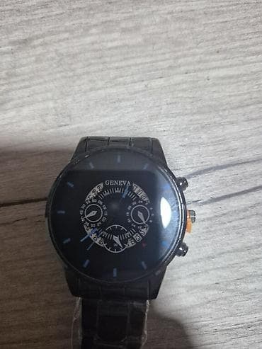 Muški ručni sat Geneva – elegantan crni dizajn - Kućište okruglog at lalafo.rs — 2 Muški ručni sat Geneva – elegantan crni dizajn - Kućište okruglog — 2