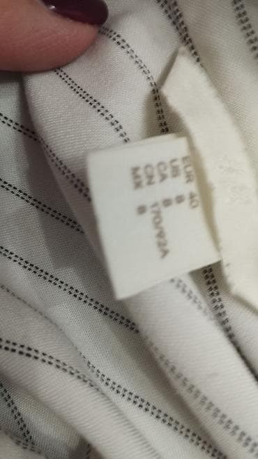 H&M bela košulja na tanke prugice na lalafo.rs — 4 H&M bela košulja na tanke prugice — 4
