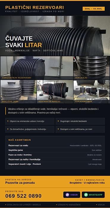 Proizvodimo plasticne proizvode za visenamesku upotrebu. Istice nas na lalafo.rs Proizvodimo plasticne proizvode za visenamesku upotrebu. Istice nas