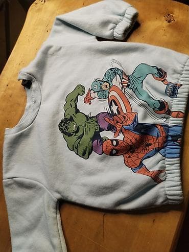 Sweatshirts: Marvel duks za bebe dečake, veličina 74 cm (6–9 meseci) - Originalni at lalafo.rs — 4 Sweatshirts: Marvel duks za bebe dečake, veličina 74 cm (6–9 meseci) - Originalni — 4