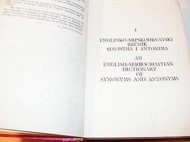 Rečnik sinonima i antonima DajkovicRečnik sinonima i antonima na lalafo.rs Rečnik sinonima i antonima DajkovicRečnik sinonima i antonima