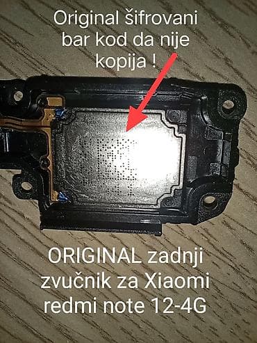 SVI ORIGINALNI DELOVI ZA SMART TELEFON “XIAOMI REDMI NOTE 12 4G”® - na lalafo.rs — 5 SVI ORIGINALNI DELOVI ZA SMART TELEFON “XIAOMI REDMI NOTE 12 4G”® - — 5
