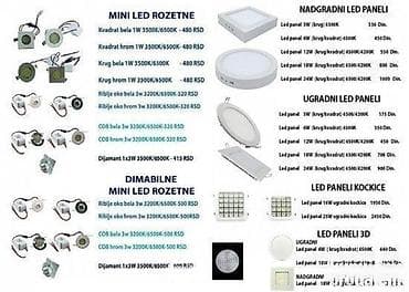LED reflektori paneli neonke. Sa plavim svetlom ring paneli i na lalafo.rs — 3 LED reflektori paneli neonke. Sa plavim svetlom ring paneli i — 3