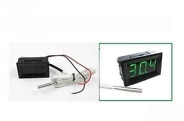 Digitalni panel termometar sa sondom - LED displej zelene boje, jasno na lalafo.rs Digitalni panel termometar sa sondom - LED displej zelene boje, jasno