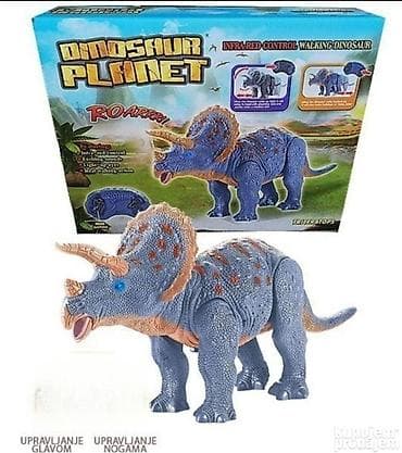 Triceratops Robot na Daljinsko Upravljanje 🦖📡 Dinosaurus na daljinski na lalafo.rs — 1 Triceratops Robot na Daljinsko Upravljanje 🦖📡 Dinosaurus na daljinski — 1