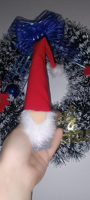 Novogodišnja dekoracija – figurica patuljka - Ručno pravljena na lalafo.rs — 2 Novogodišnja dekoracija – figurica patuljka - Ručno pravljena — 2