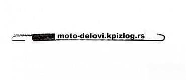 Opruga za motocikl/skuter – duga, linearna zatezna opruga sa kukama na na lalafo.rs Opruga za motocikl/skuter – duga, linearna zatezna opruga sa kukama na