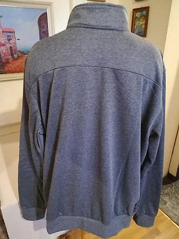 Novi muski pamucni duks sa kragnom u velikom broju No Copy 6XL Sivi na lalafo.rs — 5 Novi muski pamucni duks sa kragnom u velikom broju No Copy 6XL Sivi — 5