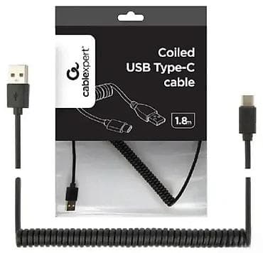 Mobile Phones & Accessories: Cabloexpert spiralni USB Type‑C kabl – 1,8 m - Spiralni (coiled) at lalafo.rs — 4 Mobile Phones & Accessories: Cabloexpert spiralni USB Type‑C kabl – 1,8 m - Spiralni (coiled) — 4