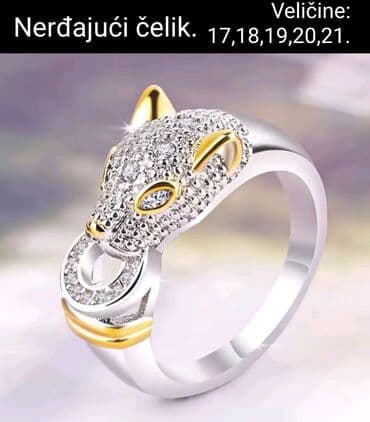 Unisex prsten, Materijal: Hirurški čelik, Cirkon na lalafo.rs Unisex prsten, Materijal: Hirurški čelik, Cirkon