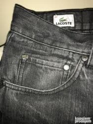 Homesuits: Original Lacoste farmerice 33 NOVE 100% cotton Polustruk 45cm at lalafo.rs — 1 Homesuits: Original Lacoste farmerice 33 NOVE 100% cotton Polustruk 45cm — 1