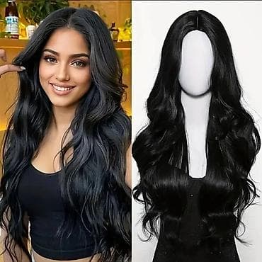 Perika – duga talasasta crna kosa - Stil: duga, bujna na lalafo.rs — 3 Perika – duga talasasta crna kosa - Stil: duga, bujna — 3