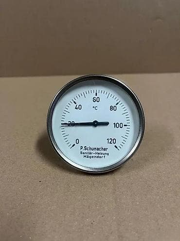 Industrijski bimetalni termometar sa navojem – P. Schumacher na lalafo.rs Industrijski bimetalni termometar sa navojem – P. Schumacher
