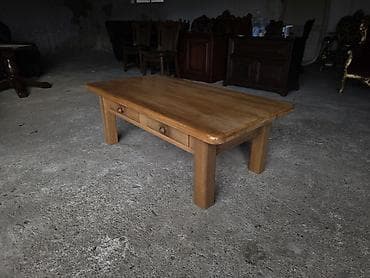 Stilski klub stolovi: Drveni klubski sto sa fiokama - Materijal: masivno drvo (svetli na lalafo.rs — 6 Stilski klub stolovi: Drveni klubski sto sa fiokama - Materijal: masivno drvo (svetli — 6