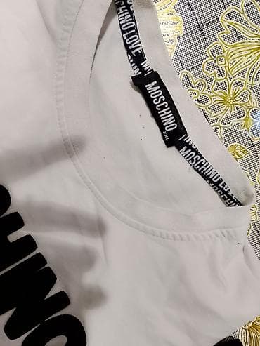 Men's T-shirt Moschino, bоја - Bela na lalafo.rs — 2 Men's T-shirt Moschino, bоја - Bela — 2