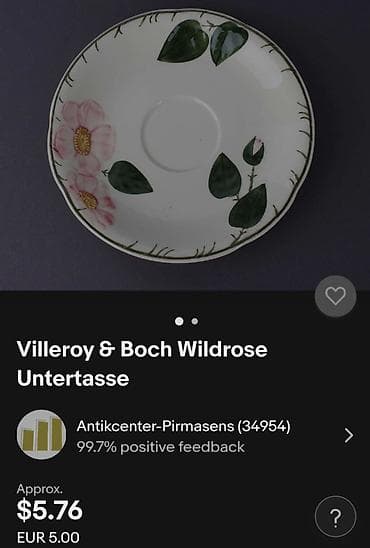 Sport & Hobby: Tacne za solje vintaz Villeroy i Boch Wild Rose. Tacne za at lalafo.rs — 2 Sport & Hobby: Tacne za solje vintaz Villeroy i Boch Wild Rose. Tacne za — 2
