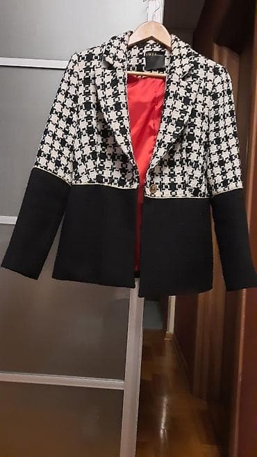 pantalone gina benotti: Sako od tvida,elegantnog kroja NOV vel. 38 - Gornji deo u crno‑belom na lalafo.rs — 2 pantalone gina benotti: Sako od tvida,elegantnog kroja NOV vel. 38 - Gornji deo u crno‑belom — 2