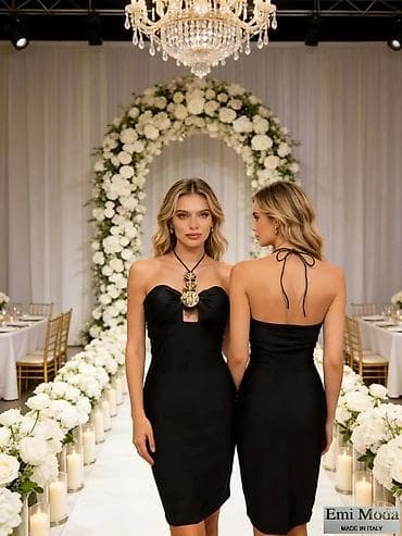 Elegantna koktel haljina Emi Moda – Made in Italy - Kroj: uska na lalafo.rs — 1 Elegantna koktel haljina Emi Moda – Made in Italy - Kroj: uska — 1