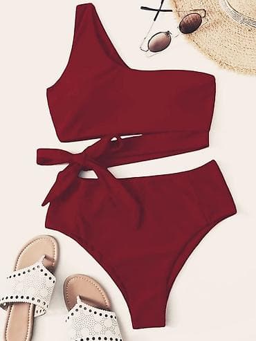 Kupaci dvodelni na jedno rame sa trakom u masnu na lalafo.rs — 1 Kupaci dvodelni na jedno rame sa trakom u masnu — 1