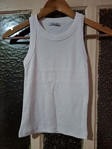 zenske broj: Bela ženska majca bez rukava (riblja kost), brenda Arslan, veličina S at lalafo.rs — 4 zenske broj: Bela ženska majca bez rukava (riblja kost), brenda Arslan, veličina S — 4