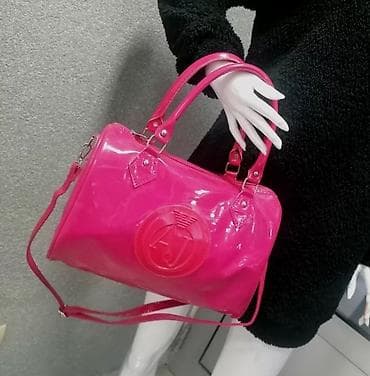 ARMANI lakovana Pink torba na lalafo.rs — 2 ARMANI lakovana Pink torba — 2