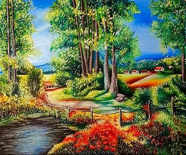 Ručno rađene slike – originalna platna, ulje/akril - Motiv 1: Par na lalafo.rs — 5 Ručno rađene slike – originalna platna, ulje/akril - Motiv 1: Par — 5