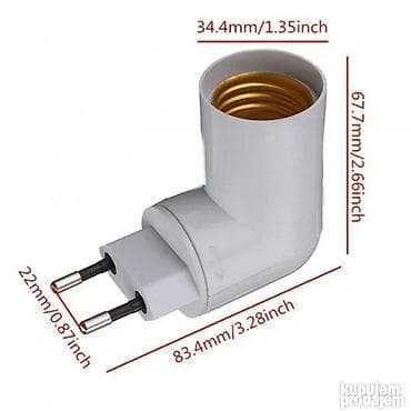 Sijalično grlo sa prekidačem, adapter E27 Adapter ima prekidač za at lalafo.rs Sijalično grlo sa prekidačem, adapter E27 Adapter ima prekidač za