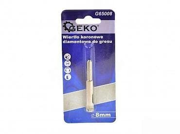 cista koza broj: GEKO dijamantska krunska burgija za gres – Ø 8 mm (model G65008) na lalafo.rs — 1 cista koza broj: GEKO dijamantska krunska burgija za gres – Ø 8 mm (model G65008) — 1