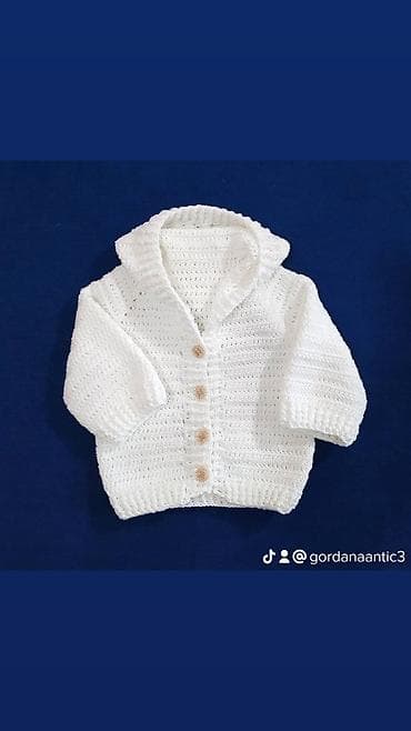 Ručno heklani dečiji džemperi i jaknice - Unikatni modeli izrađeni na lalafo.rs — 4 Ručno heklani dečiji džemperi i jaknice - Unikatni modeli izrađeni — 4