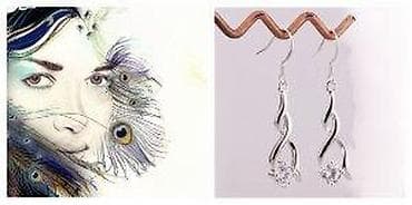 Personal Items: Elegantne viseće minđuše – srebrni ton sa kristalnim akcentom - at lalafo.rs — 3 Personal Items: Elegantne viseće minđuše – srebrni ton sa kristalnim akcentom - — 3