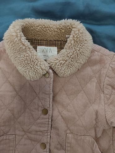 Jakna somotska za devojčice, 4-5 veličina, Zara, roze boje, nova na lalafo.rs — 5 Jakna somotska za devojčice, 4-5 veličina, Zara, roze boje, nova — 5