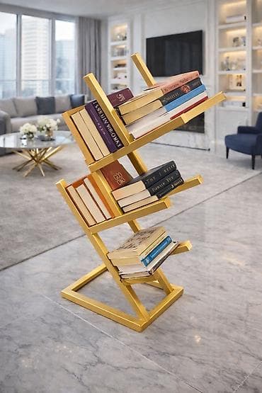 📚 Dizajnerski stalak za knjige – metalni (crni ili beli) – MODERAN / at lalafo.rs 📚 Dizajnerski stalak za knjige – metalni (crni ili beli) – MODERAN /