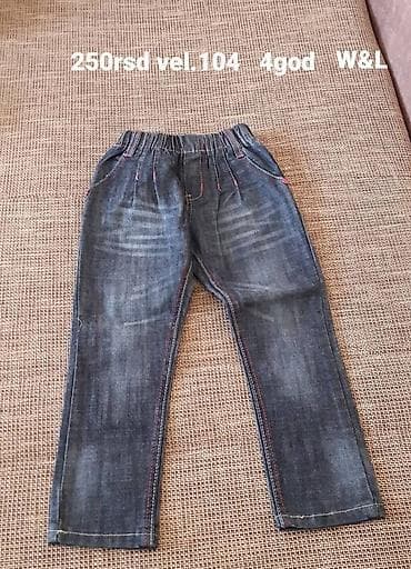 Dečije farmerke W&L, veličina 104 (za oko 4 godine). Tamni džins na lalafo.rs — 1 Dečije farmerke W&L, veličina 104 (za oko 4 godine). Tamni džins — 1