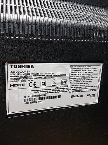 Electronics: Toshiba LCD TV 39L36363DAL – 39” (99 cm) Ključne karakteristike: - at lalafo.rs — 4 Electronics: Toshiba LCD TV 39L36363DAL – 39” (99 cm) Ključne karakteristike: - — 4