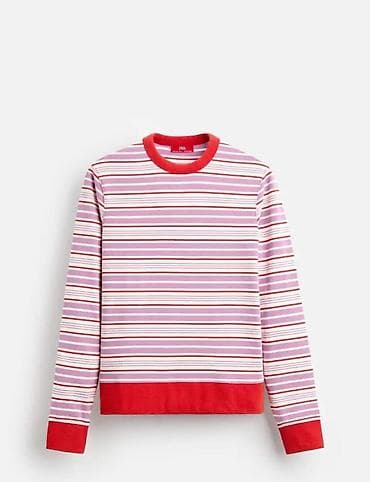 Women's Sweatshirts: Duks sa prugama, pamučni, tanji. ZARA, veličina L, može i M at lalafo.rs — 1 Women's Sweatshirts: Duks sa prugama, pamučni, tanji. ZARA, veličina L, može i M — 1
