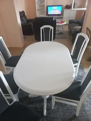 Desks and tables: Trpezarijski sto "Baluster" Opis: Trpezarijski sto sa baluster nogama at lalafo.rs — 4 Desks and tables: Trpezarijski sto "Baluster" Opis: Trpezarijski sto sa baluster nogama — 4