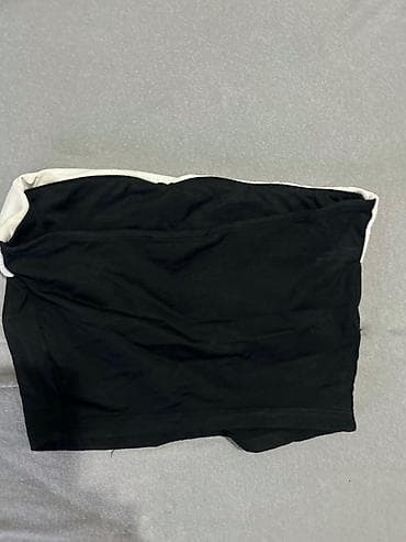 Bershka top bez naramenica (tube top) – crno-beli - Brend: Bershka - na lalafo.rs — 3 Bershka top bez naramenica (tube top) – crno-beli - Brend: Bershka - — 3