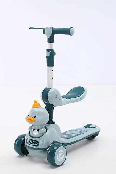 Dečji trotinet sa tri točka, dizajniran da raste sa detetom. Poseduje na lalafo.rs — 2 Dečji trotinet sa tri točka, dizajniran da raste sa detetom. Poseduje — 2