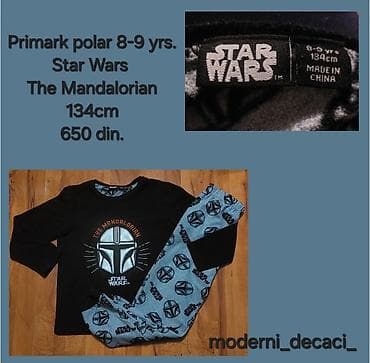 Dečija garderoba 8-10 godina za decake 2) Primark polar pidžama Star na lalafo.rs — 1 Dečija garderoba 8-10 godina za decake 2) Primark polar pidžama Star — 1