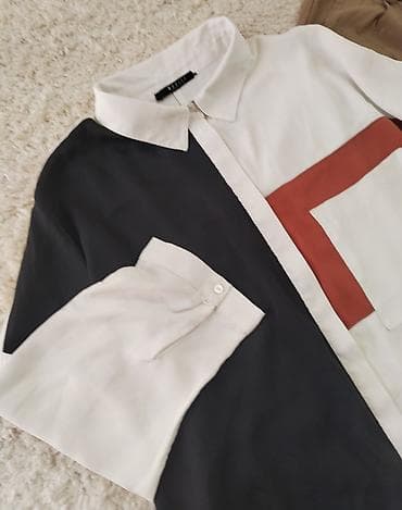 MOHITO trobojna kosulja odgovara za S M L Uni oversized _______ na lalafo.rs — 3 MOHITO trobojna kosulja odgovara za S M L Uni oversized _______ — 3