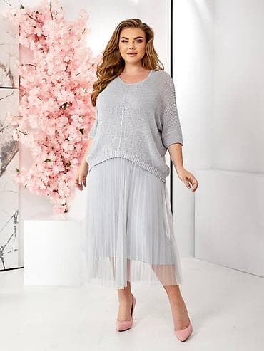 🔥Plisirana midi haljina od tila – ženska - Elegantna plisirana suknja na lalafo.rs — 4 🔥Plisirana midi haljina od tila – ženska - Elegantna plisirana suknja — 4