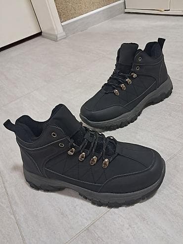 Muške zimske/treking patike – broj 44 - Boja: crna sa tamnosivim na lalafo.rs — 2 Muške zimske/treking patike – broj 44 - Boja: crna sa tamnosivim — 2