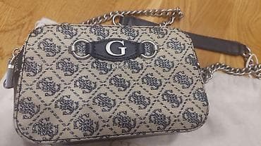 GUESS torbica preko ramena – monogram platno, srebrni detalji - na lalafo.rs — 6 GUESS torbica preko ramena – monogram platno, srebrni detalji - — 6