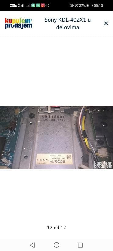 prsluk jaknica mango u: Sony KDL-40ZX1 u delovima SONY - DRIVER - A1566739A, 1-878-249-11 at lalafo.rs — 10 prsluk jaknica mango u: Sony KDL-40ZX1 u delovima SONY - DRIVER - A1566739A, 1-878-249-11 — 10