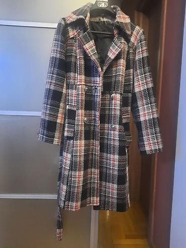Jackets, Coats, Vests: Kaput, moderan, kariran - vel.38 dužina kaputa 85 cm poluobim struka at lalafo.rs — 1 Jackets, Coats, Vests: Kaput, moderan, kariran - vel.38 dužina kaputa 85 cm poluobim struka — 1