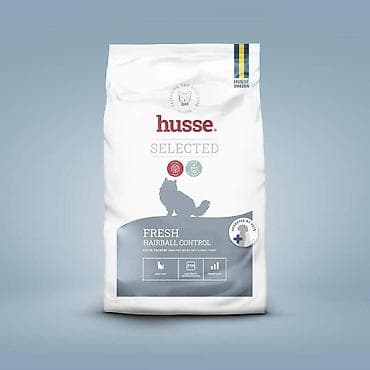 Husse Selected Fresh Hairball Control – super premium suva hrana za na lalafo.rs Husse Selected Fresh Hairball Control – super premium suva hrana za