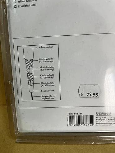 Home & Garden: Schwaiger antenni koaksijalni kabl – IEC priključni kabl, 1,5 m - at lalafo.rs — 9 Home & Garden: Schwaiger antenni koaksijalni kabl – IEC priključni kabl, 1,5 m - — 9