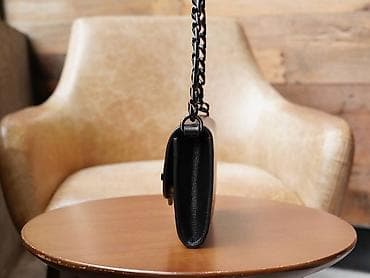 Crna kožna torbica sa dva kaiša - Materijal: glatka prirodna koža sa na lalafo.rs — 8 Crna kožna torbica sa dva kaiša - Materijal: glatka prirodna koža sa — 8