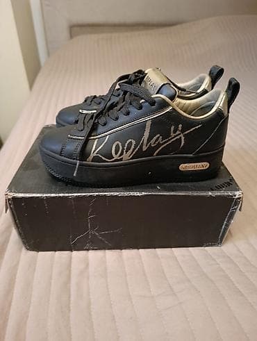 Replay patike – crno/zlatne - Model: patike sa pertlama, niža na lalafo.rs — 3 Replay patike – crno/zlatne - Model: patike sa pertlama, niža — 3